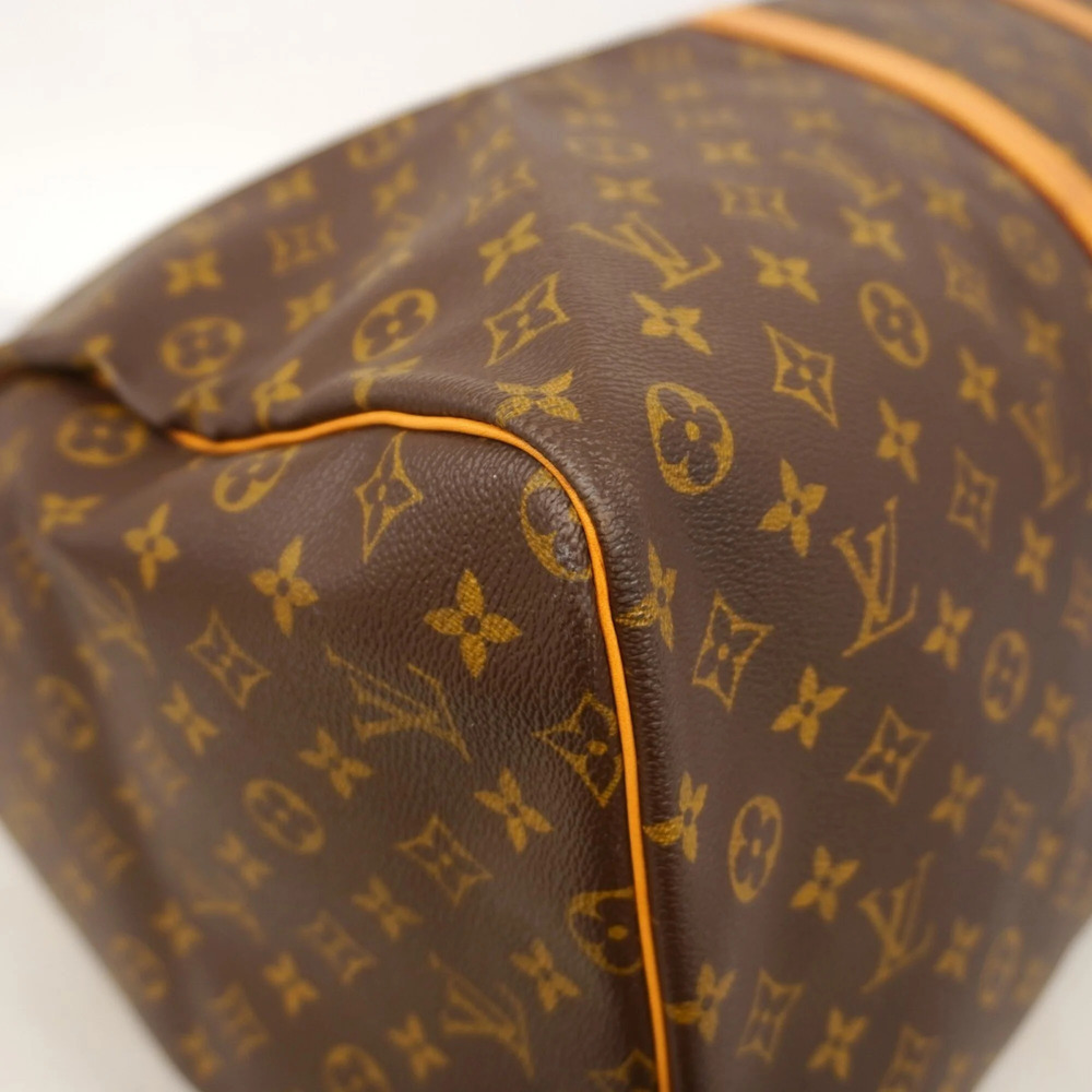 LOUIS VUITTON Brown Monogram Keepall 60 Boston Bag - Picture 6 of 14